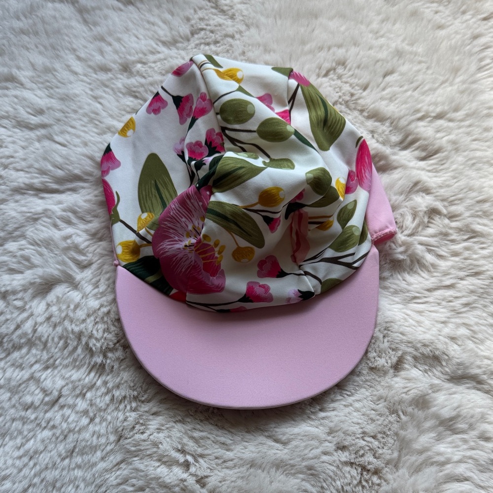 Floral Pink Kids Hat 2-3years old